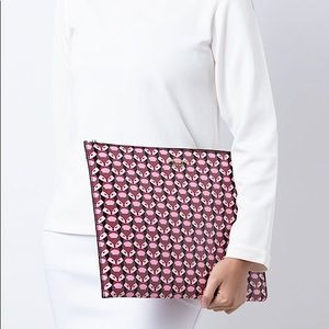 KATE SPADE ♠️ Staci Geo Fox 🦊 l-zip laptop sleeve